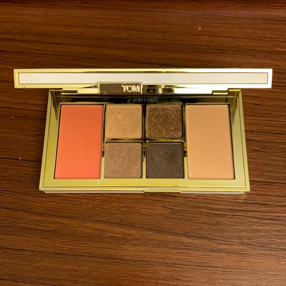 Tom Ford makeup palette in warm color